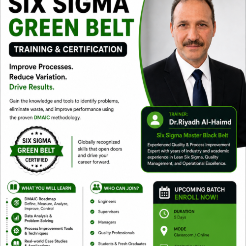 Six Sigma Green Belt Certification